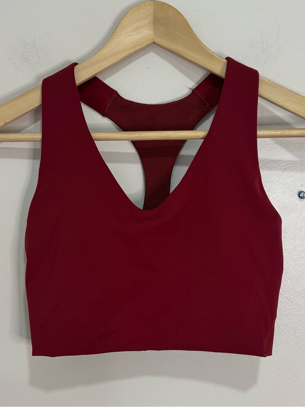 Spanx Size Small Red Racerback Sports Bra - Picture 2 of 7